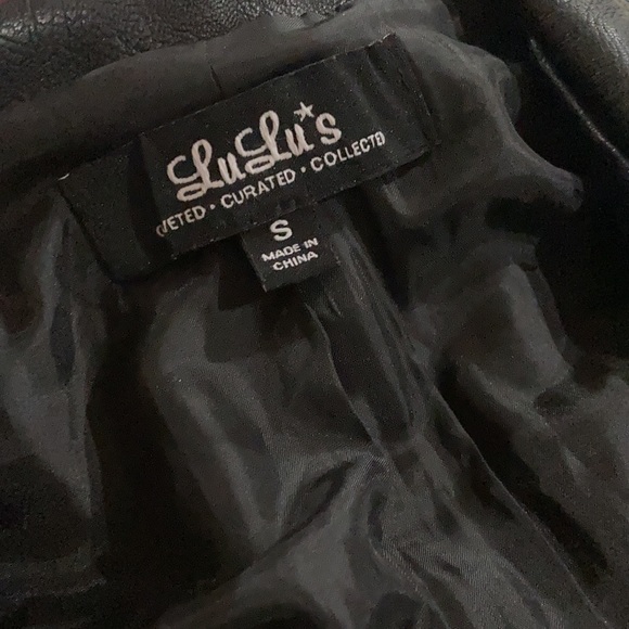 COPY - Lulus NWOT Vegan Leather Jacket, Small - Picture 3 of 4